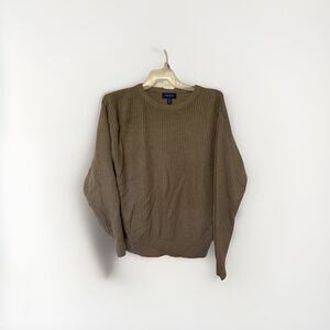 ($40.00) Vintage 80s/90s Large Daybrooke Light Brown Knitted Sweater